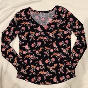 Loft Long Sleeve Floral Tee